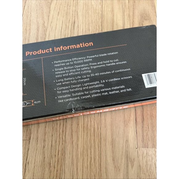 Super Brand Tools Powerful Cordless Power Scissors w/ Durable Blades BRAND NEW - Picture 3 of 3